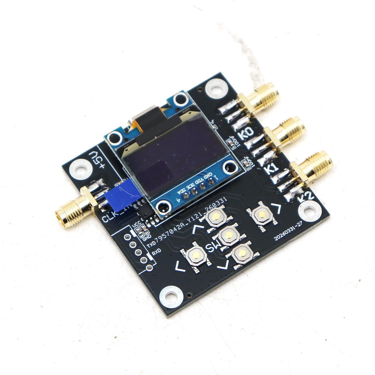 Signal Generator Spectrum Analyzer - USB SI5351 Clock Generator 2.5kHz-200MHz Square