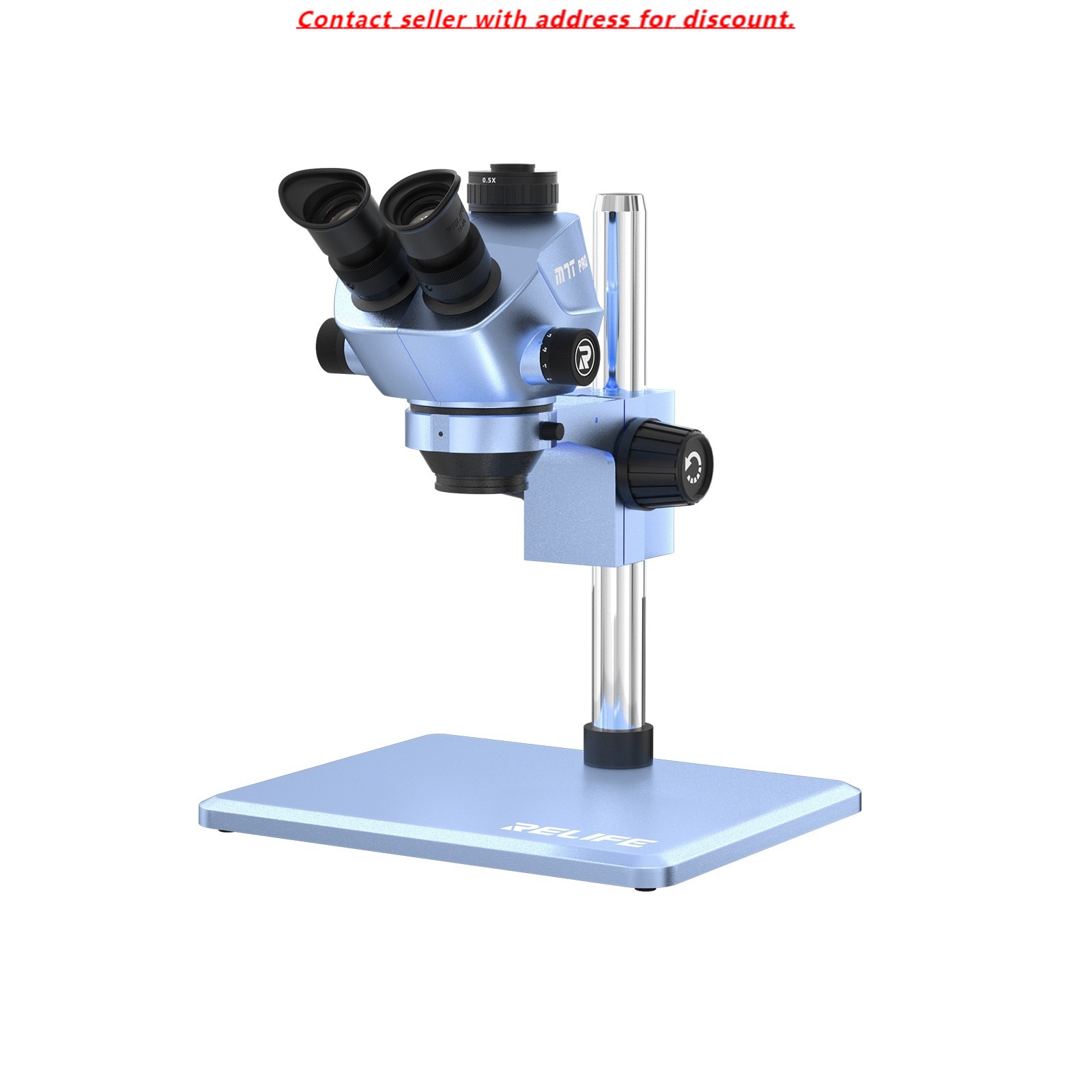 Stereo Trinocular Microscope Pcb - RELIFE RL-M7T Pro-B11 Trinocular HD Stereo
