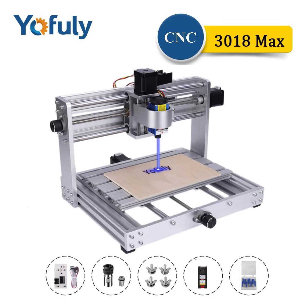 Mini Laser Engraver Cnc Router - CNC 3018 Max Metal Engraving Machine