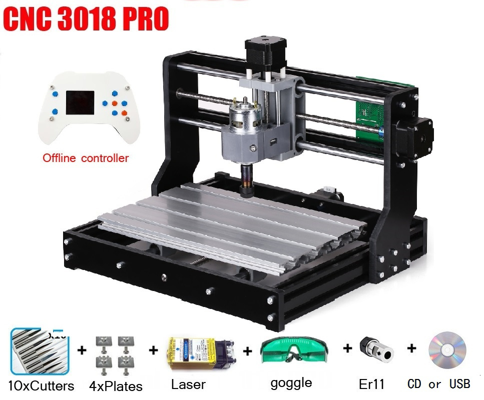 Mini Laser Engraver Cnc Router - CNC 3018 PRO Laser Engraver Wood