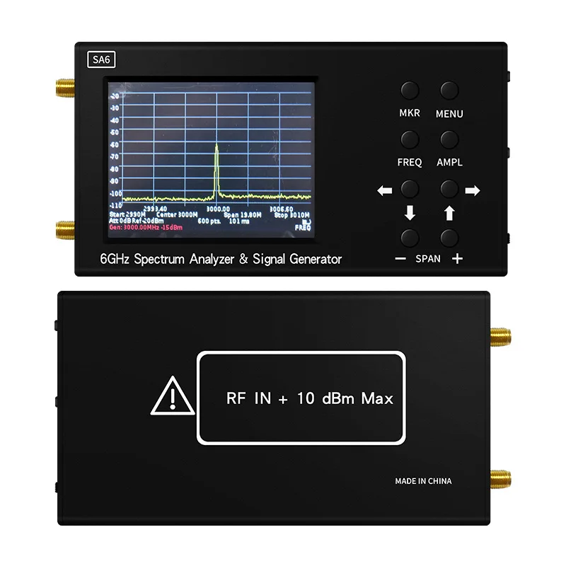 Signal Generator Spectrum Analyzer - SA6 6GHz 3.2 inch handheld spectrum