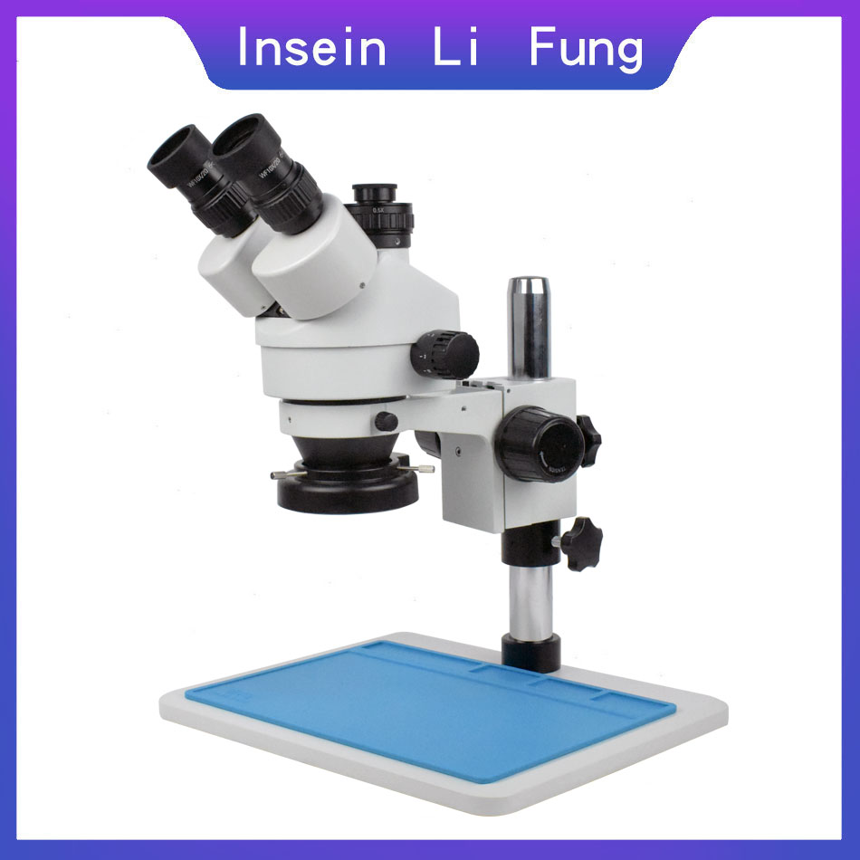Stereo Trinocular Microscope Pcb - Industrial Stereo Binocular Microscope 3.5X-90X Trinocular