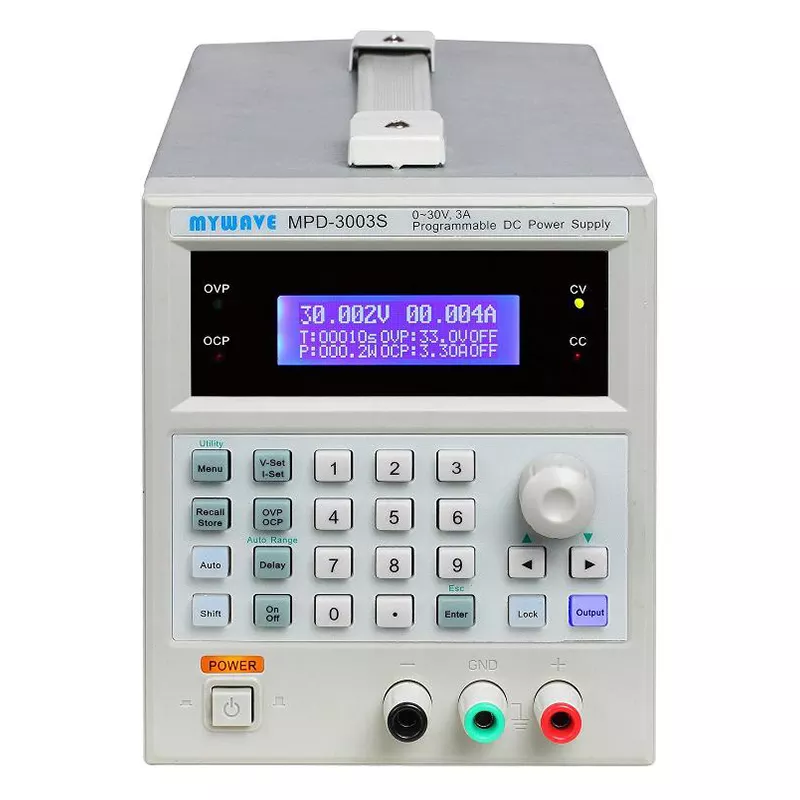 Linear Lab Power Supply Adjustable - MPD-3003S Programmable Single Output Adjustable Digital