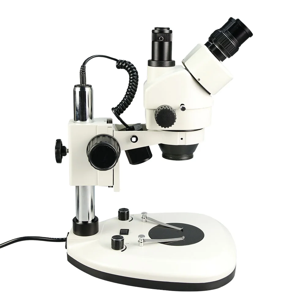 Stereo Trinocular Microscope Pcb - Factory 7x-45x Optical Industrial Trinocular Microscope
