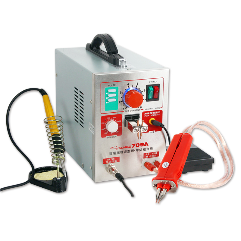 Spot Welder 18650 Battery Pack - 1.5KW SUNKKO 709A 220/110V Battery Spot