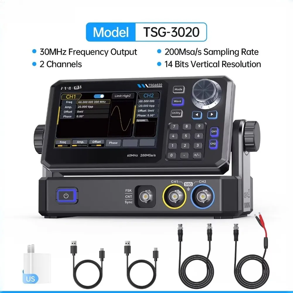 TSG3020 Dual Channel Function  - Function Arbitrary Waveform Generator recension och pris