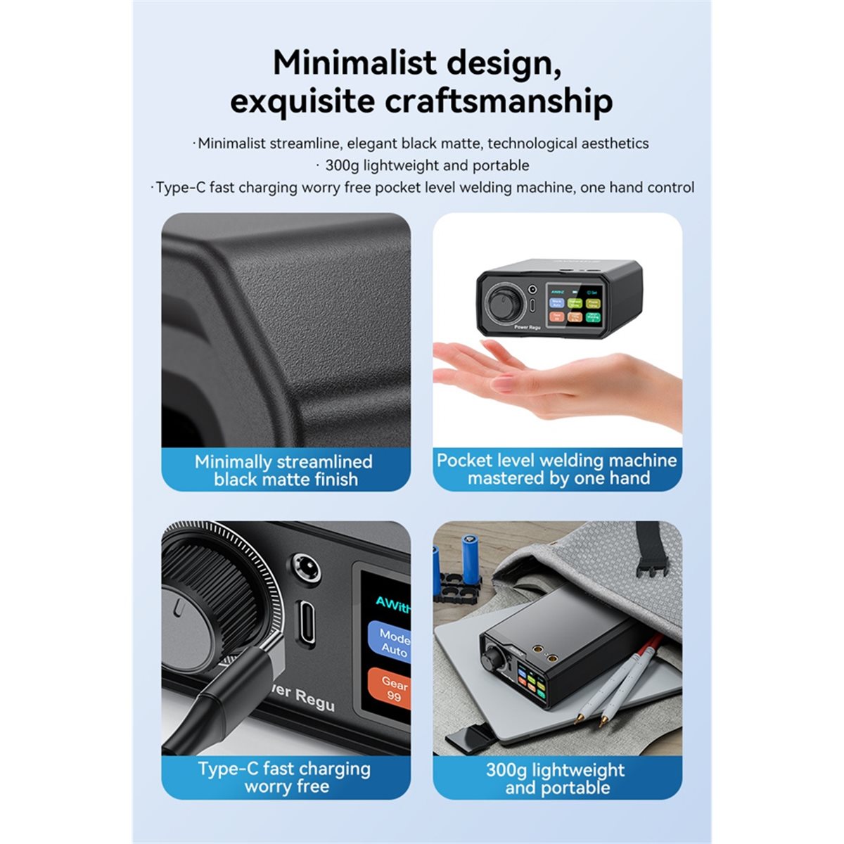 INABEZ UK3 Portable Battery Sp - Spot Welder 18650 Battery Pack recension och pris