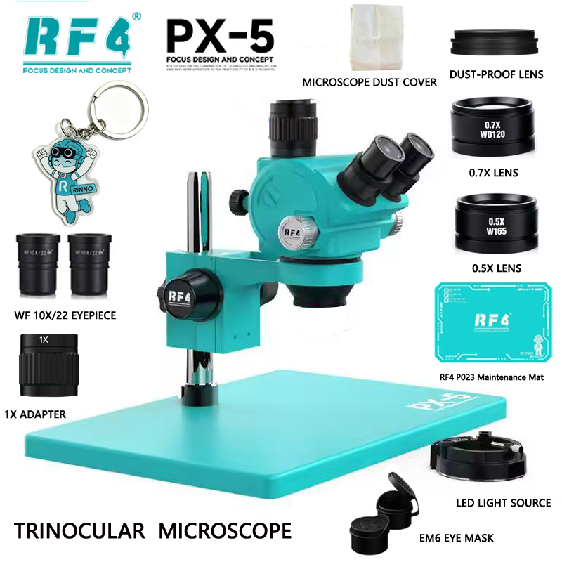 RF4 Stereo Trinocular Microsco - Stereo Trinocular Microscope Pcb recension och pris