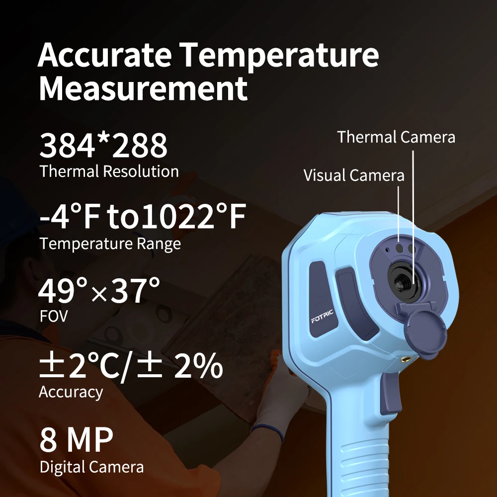 FOTRIC TK7 Sharp View Thermal  - Thermal Imaging Camera Pcb Repair recension och pris