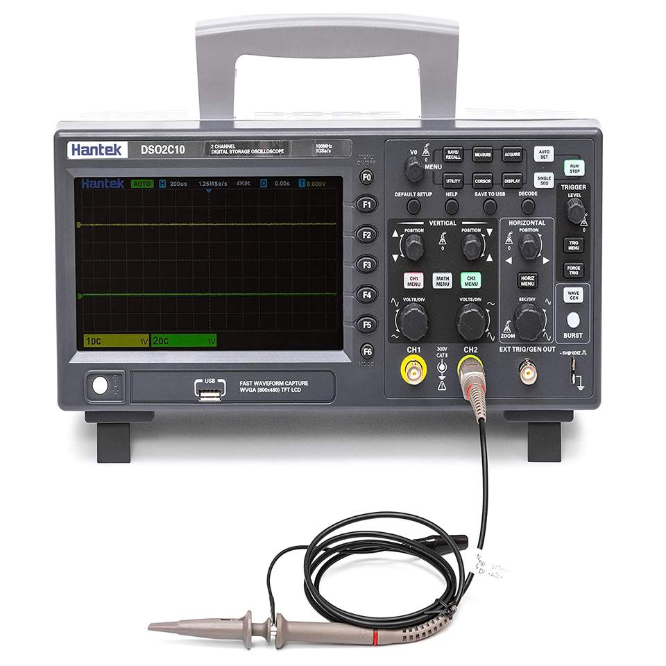 Hantek DSO2C10 2 Channel 100MH - Digital Storage Oscilloscope 100Mhz recension och pris