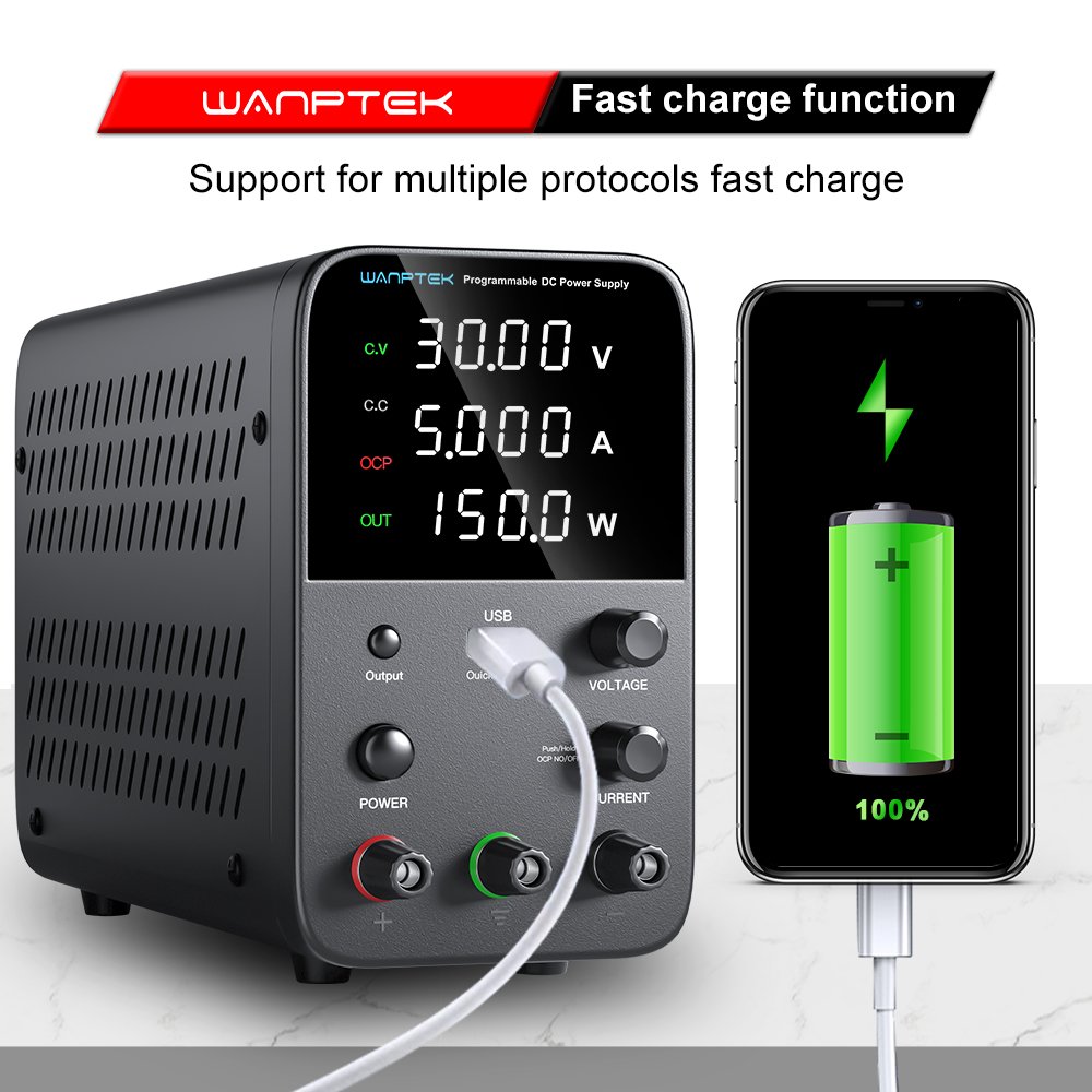Wanptek Programmable DC Power  - Programmable Dc Power Supply 30V 10A recension och pris