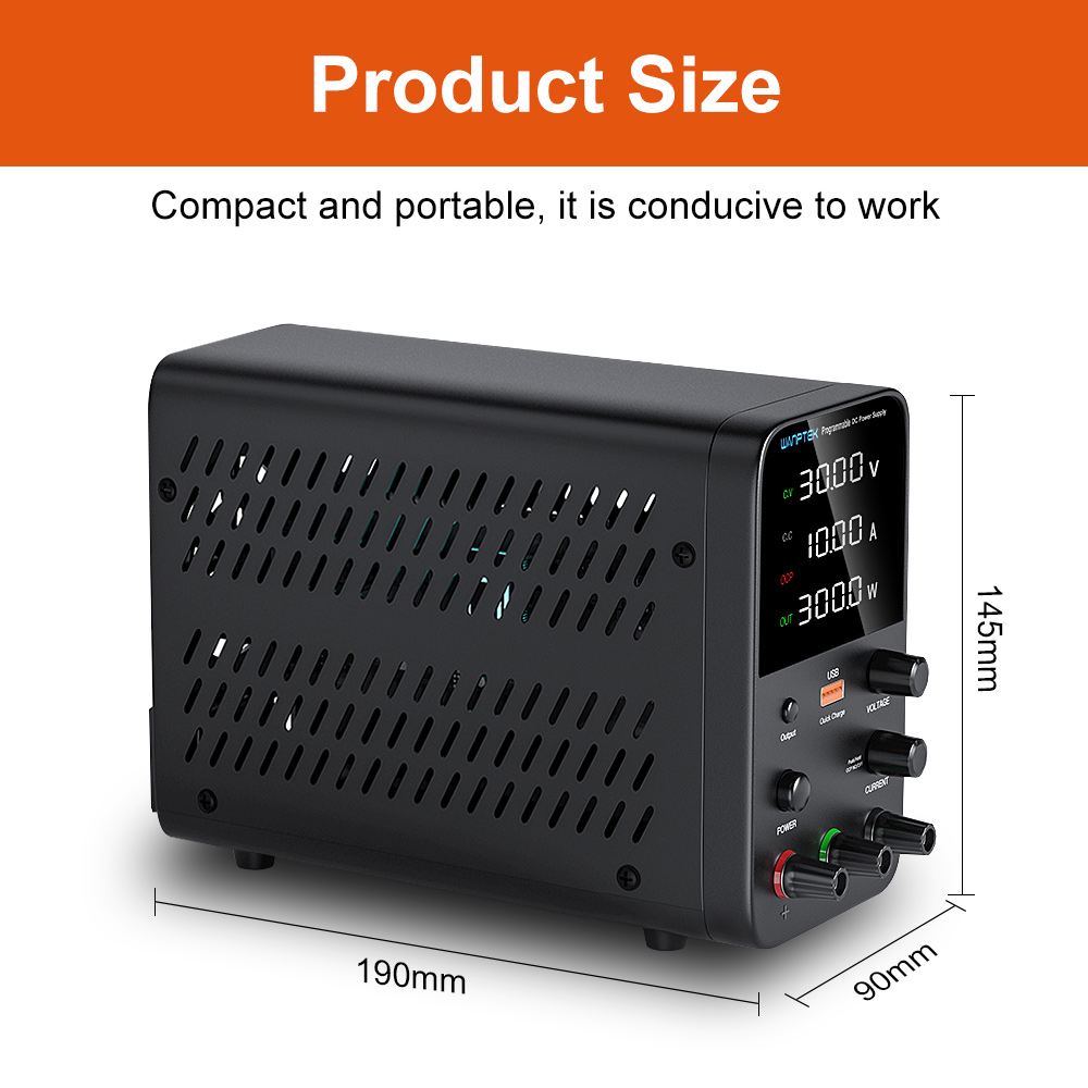 Wanptek Programmable DC Power  - Programmable Dc Power Supply 30V 10A recension och pris