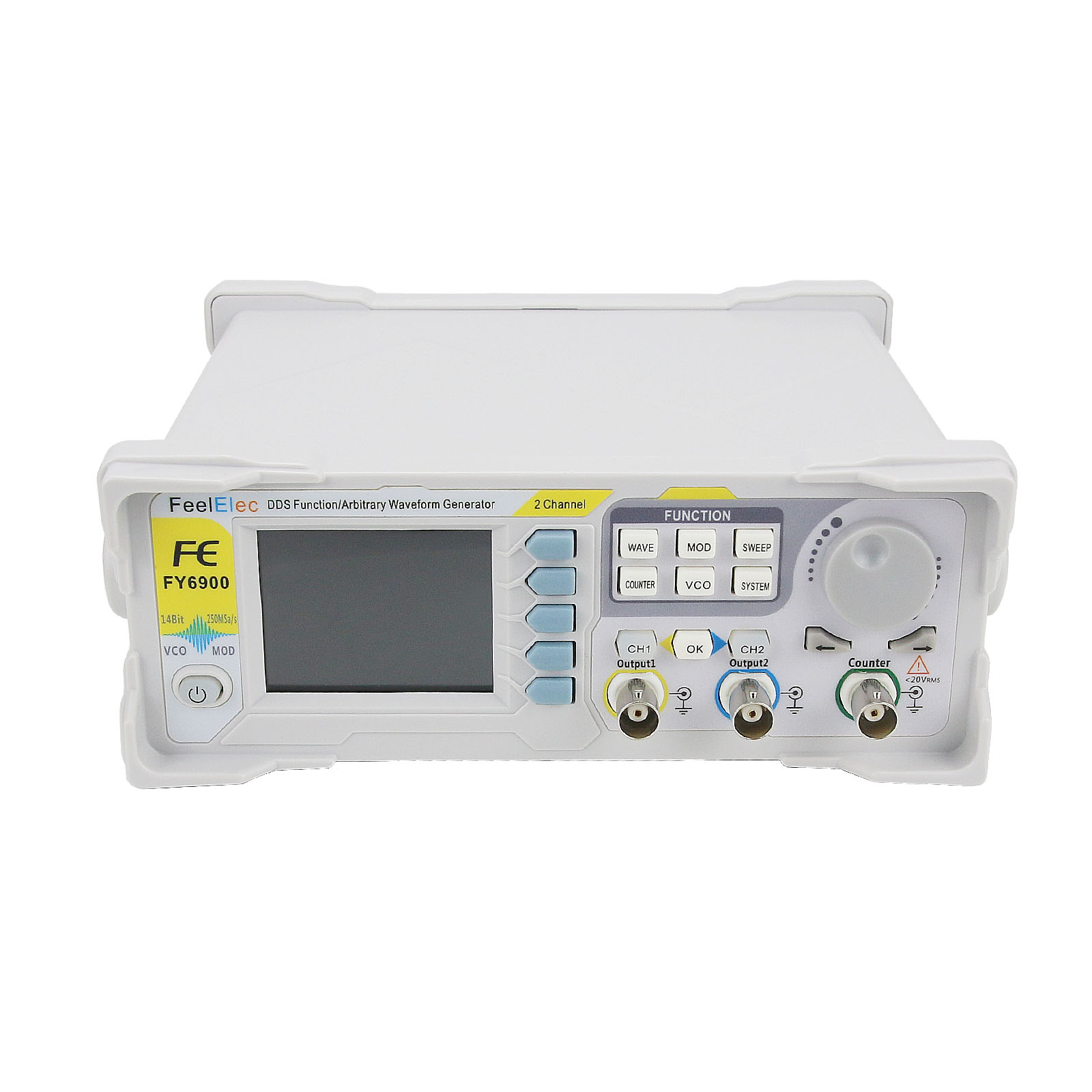 FY6900-50M 50MHz 2-Channel Fun - Function Arbitrary Waveform Generator recension och pris