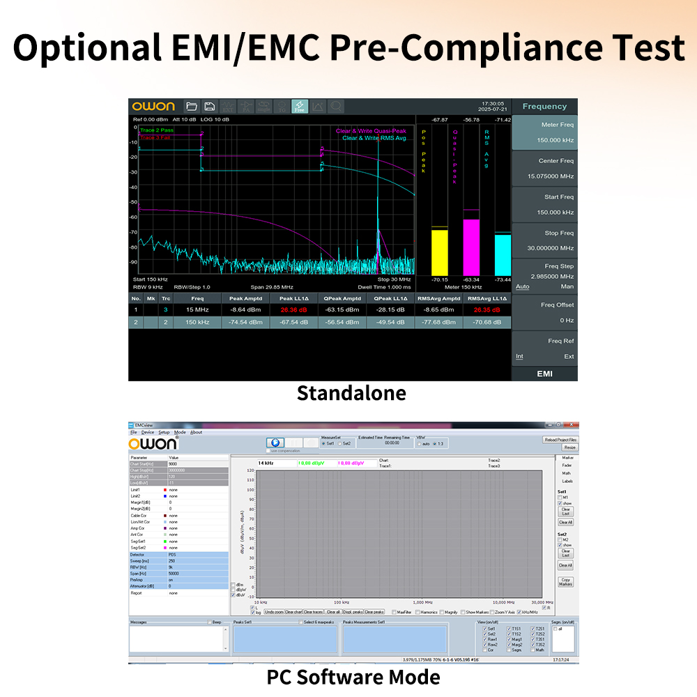 OWON Spectrum Analyzer With Tr - Signal Generator Spectrum Analyzer recension och pris