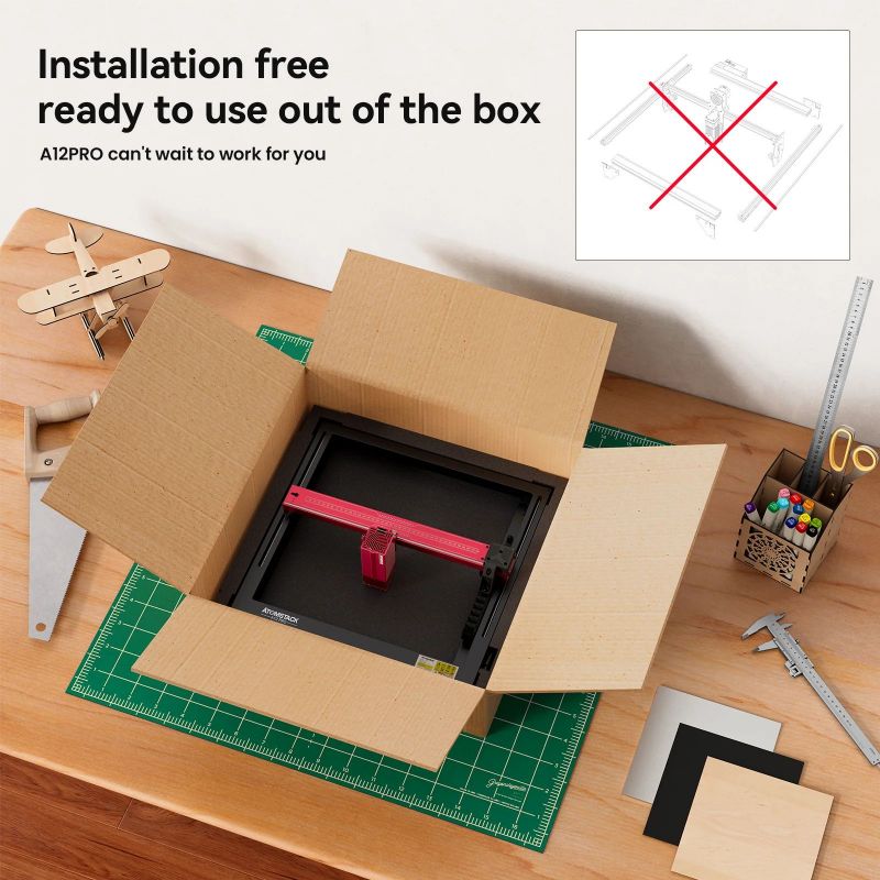 Atomstack A6 X6 S6 Pro 50W Cnc - Mini Laser Engraver Cnc Router recension och pris
