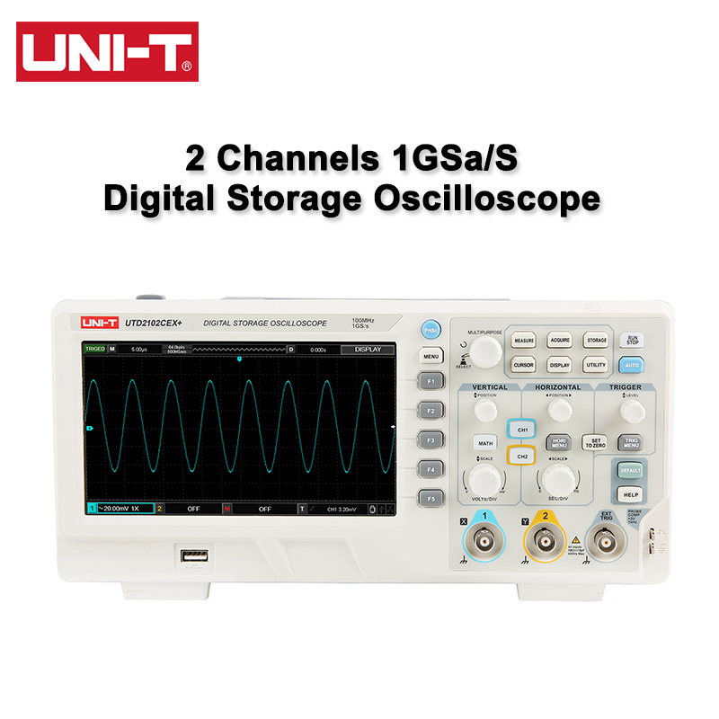 UNI-T Digital Oscilloscope UTD - Digital Storage Oscilloscope 100Mhz recension och pris