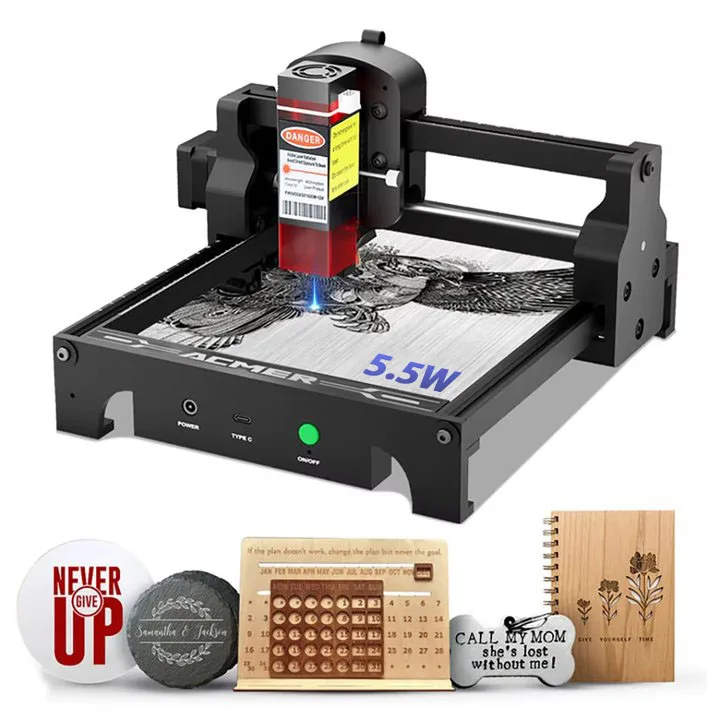 5.5W Mini Laser Engraving Cutt - Mini Laser Engraver Cnc Router recension och pris