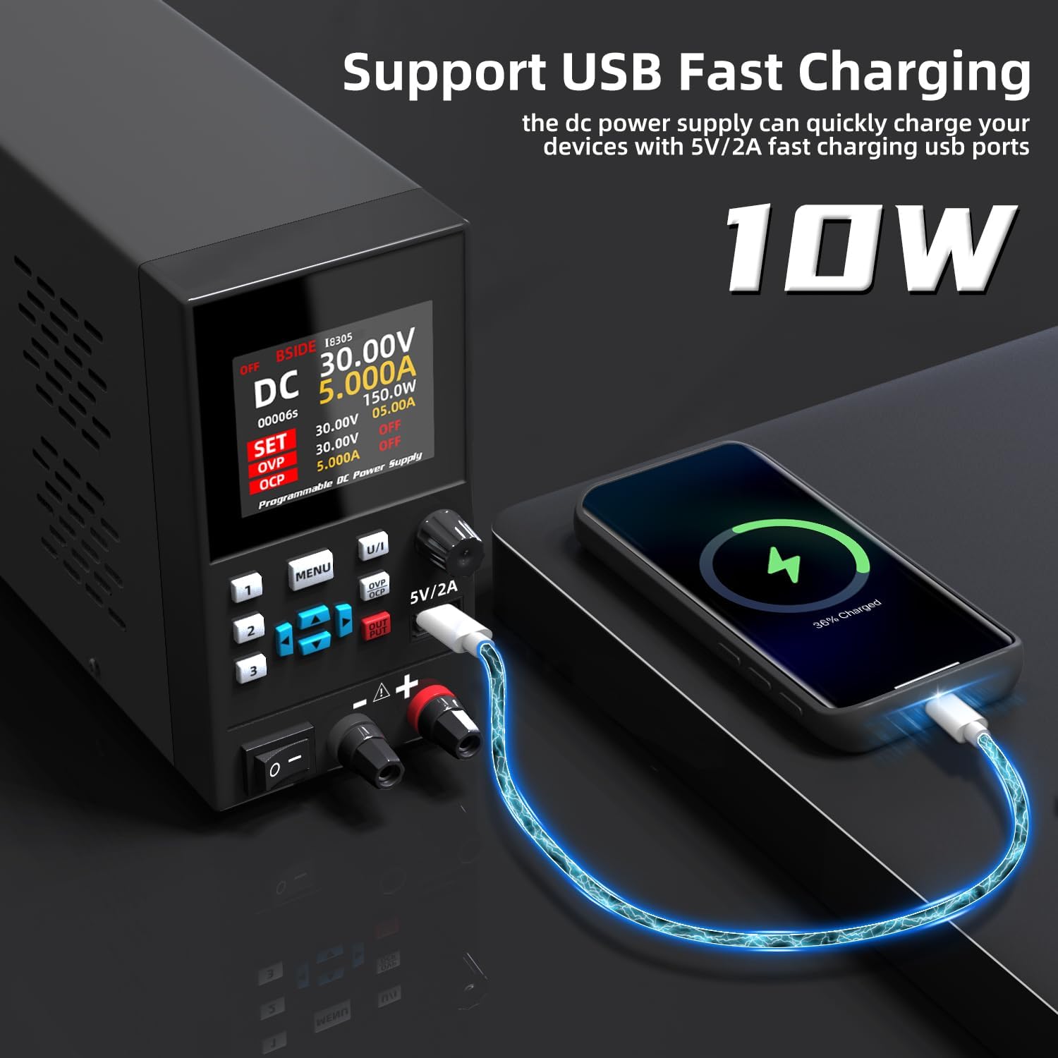 BSIDE DC Laboratory Regulated  - Programmable Dc Power Supply 30V 10A recension och pris