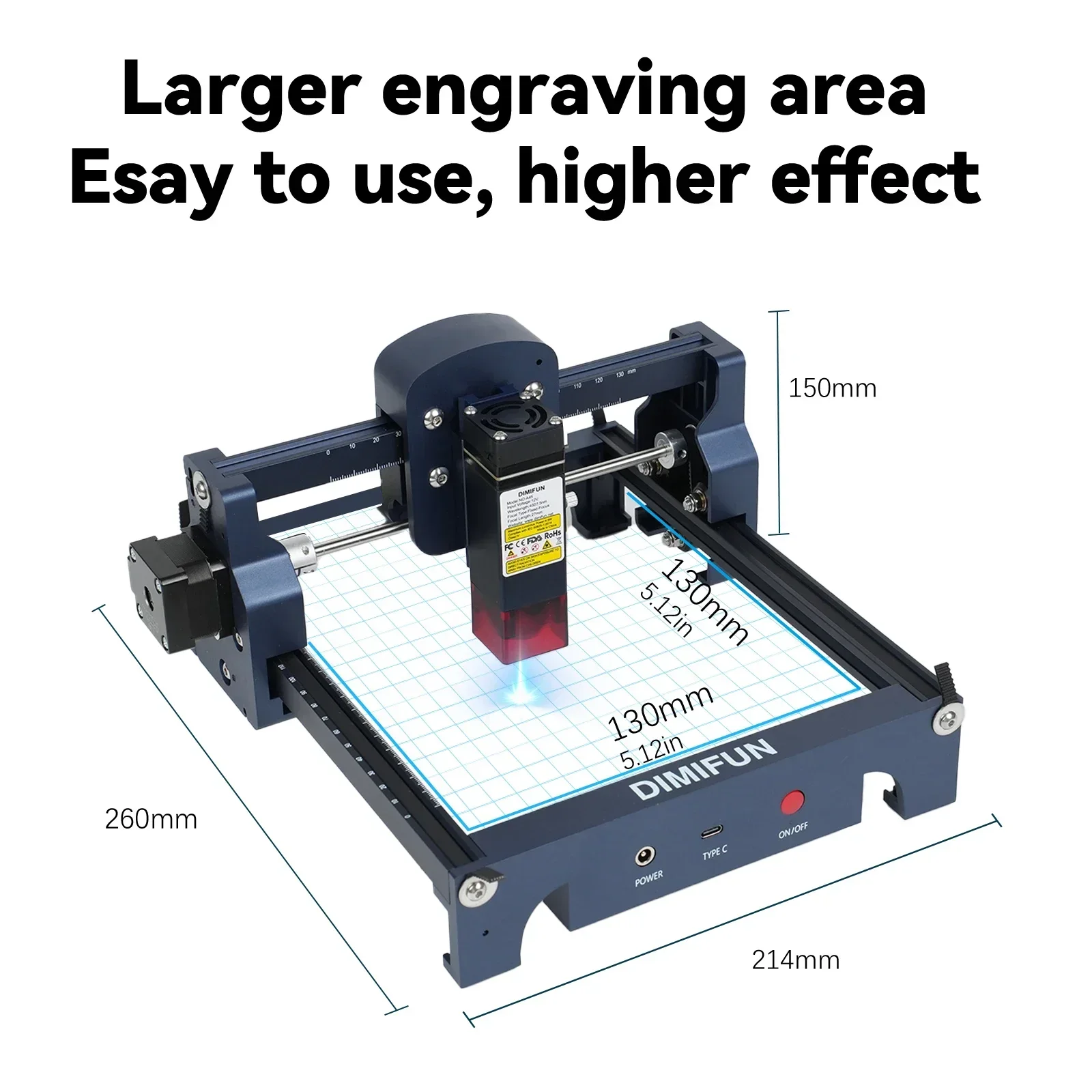 2.5/4.5W Portable Mini Desktop - Mini Laser Engraver Cnc Router recension och pris