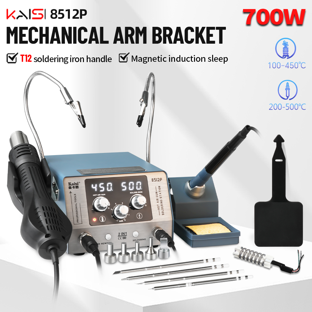 Kaisi 8512P Soldering Station  - Hot Air Rework Station T12 recension och pris