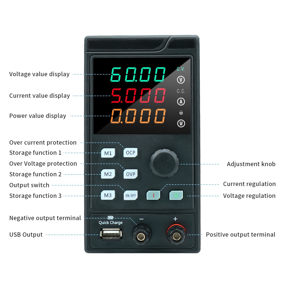 MYAMI 30V 32V 10A with USB/RS4 - Programmable Dc Power Supply 30V 10A recension och pris