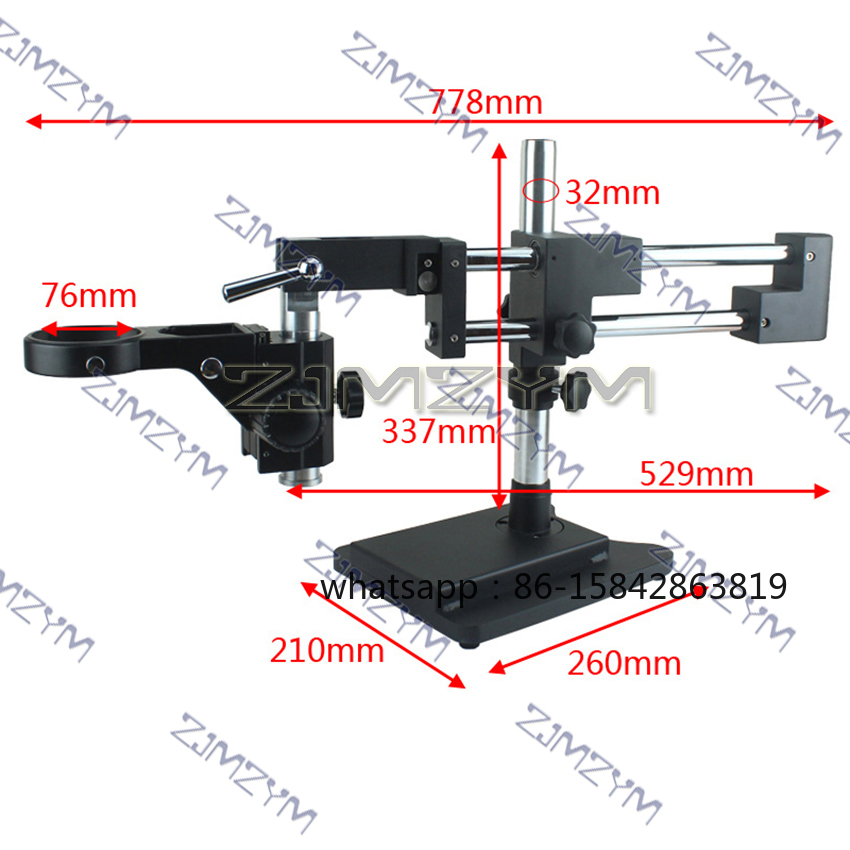 Universal Stand Double Boom Bi - Stereo Trinocular Microscope Pcb recension och pris