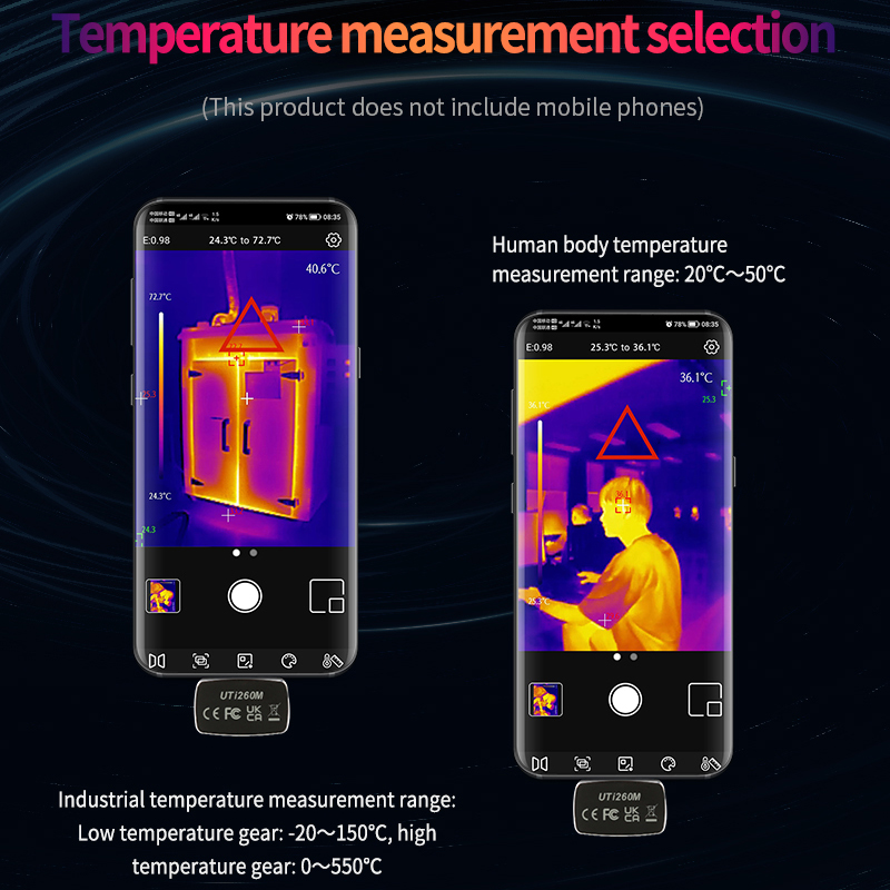 UNI-T Thermal Camera For Phone - Thermal Imaging Camera Pcb Repair recension och pris