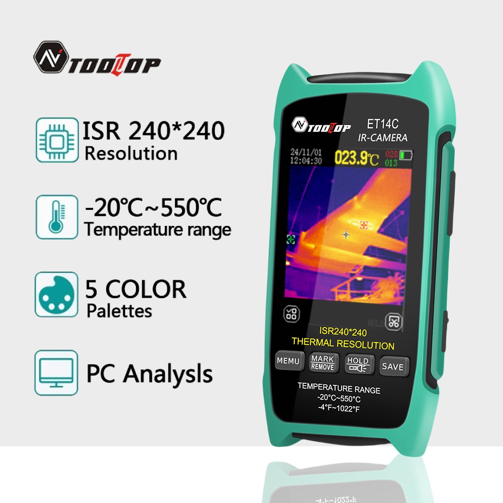 TOOLTOP ET14C Portable Thermal - Thermal Imaging Camera Pcb Repair recension och pris