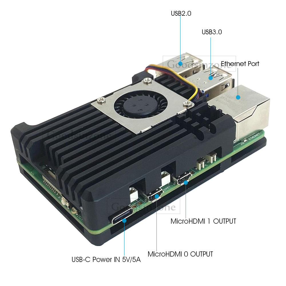 Raspberry Pi 5 Aluminum Alloy  - Raspberry Pi 5 8Gb Kit recension och pris