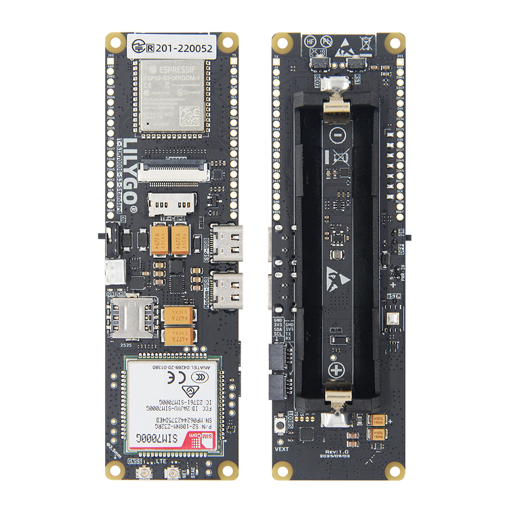 T-SIM7000G-S3-Standard SIM7080 - Esp32 S3 Development Board Lot recension och pris