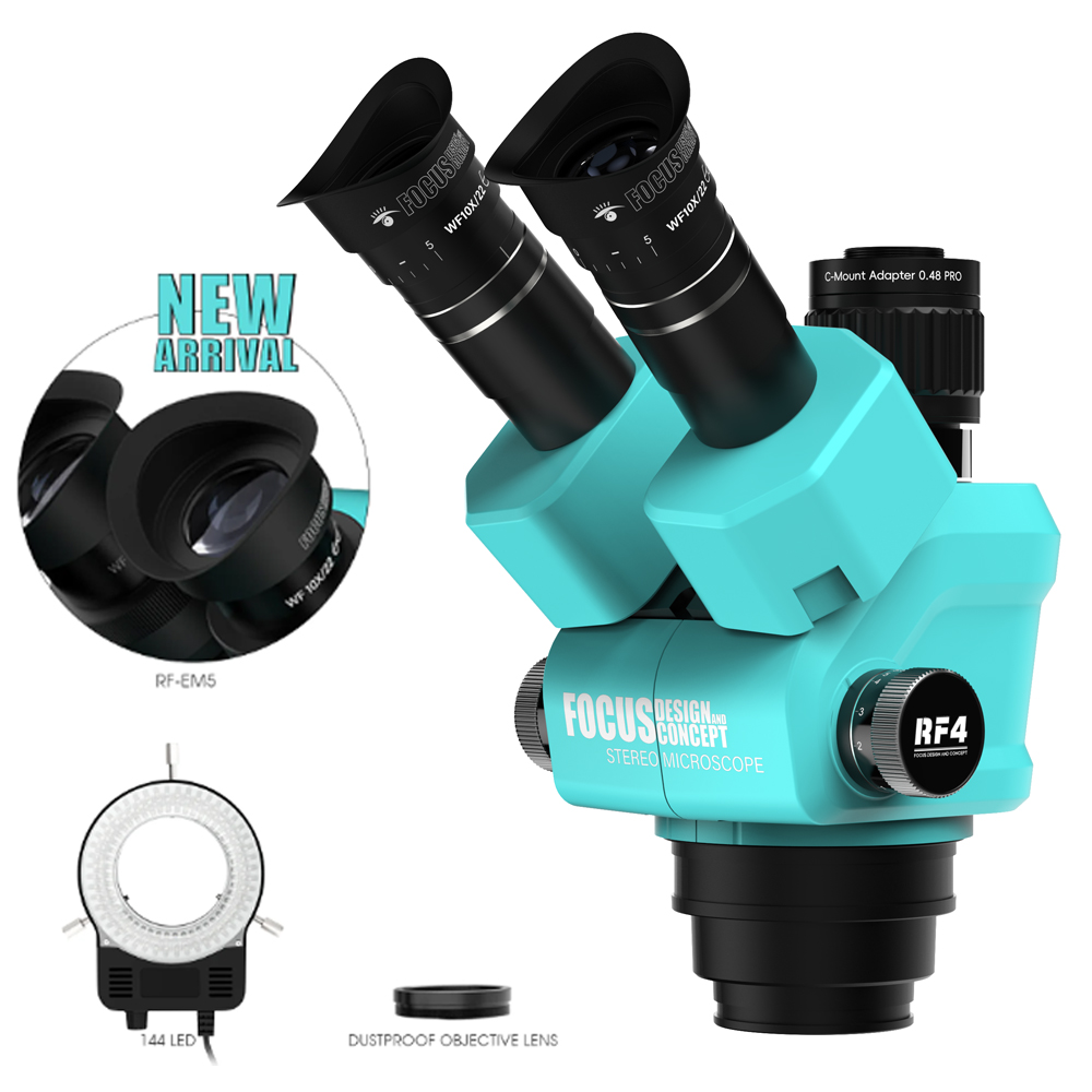 RF4 Trinocular Microscope RF-6 - Stereo Trinocular Microscope Pcb recension och pris