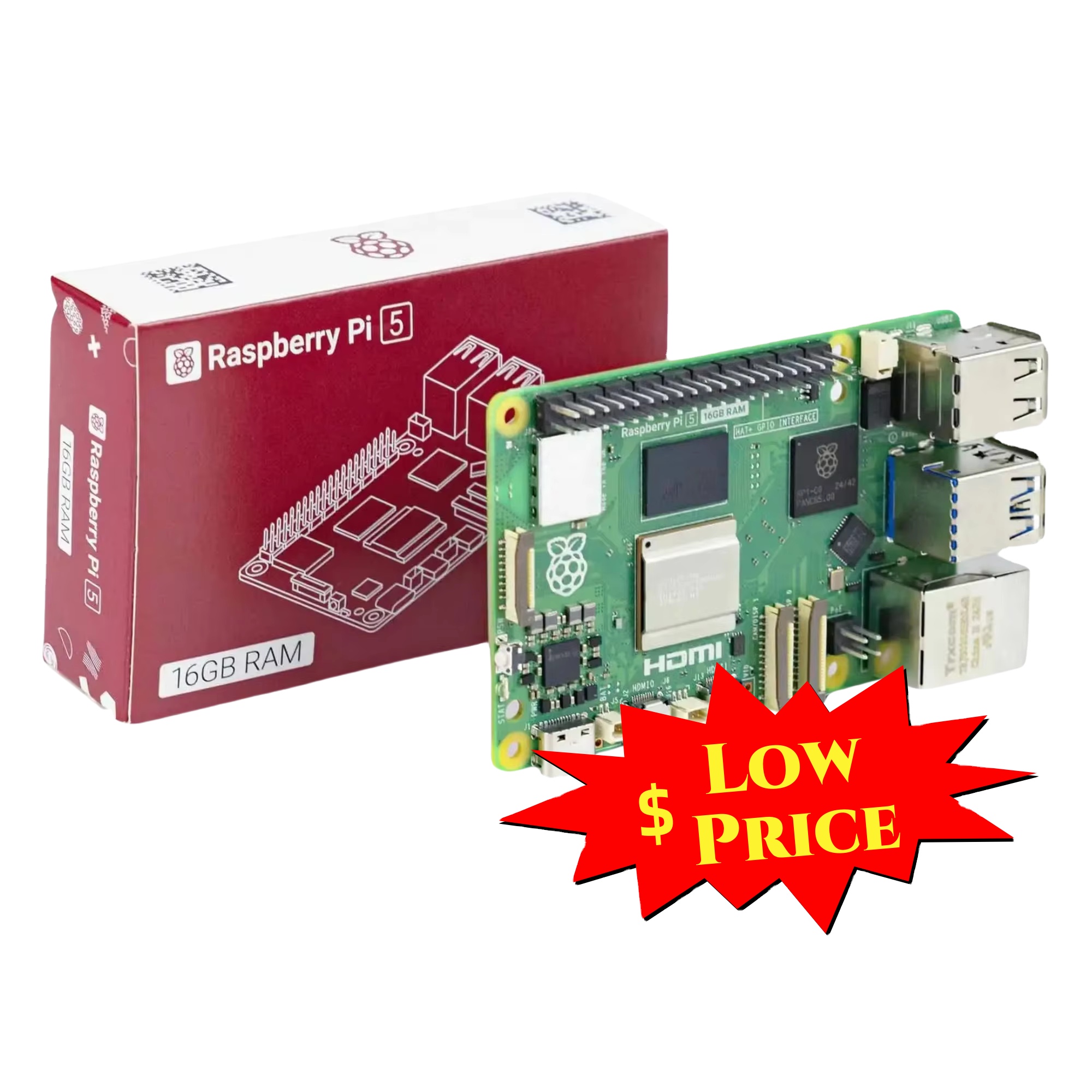 Seeedstudio New Product Origin - Raspberry Pi 5 8Gb Kit recension och pris