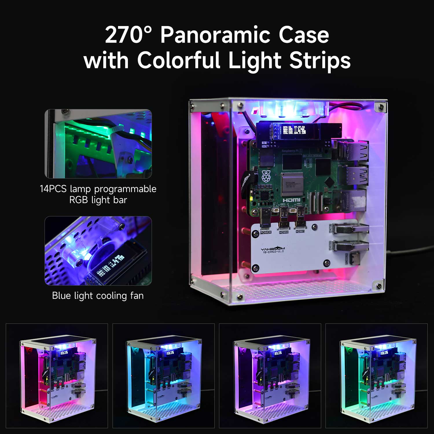 Raspberry Pi 5 Case Protective - Raspberry Pi 5 8Gb Kit recension och pris