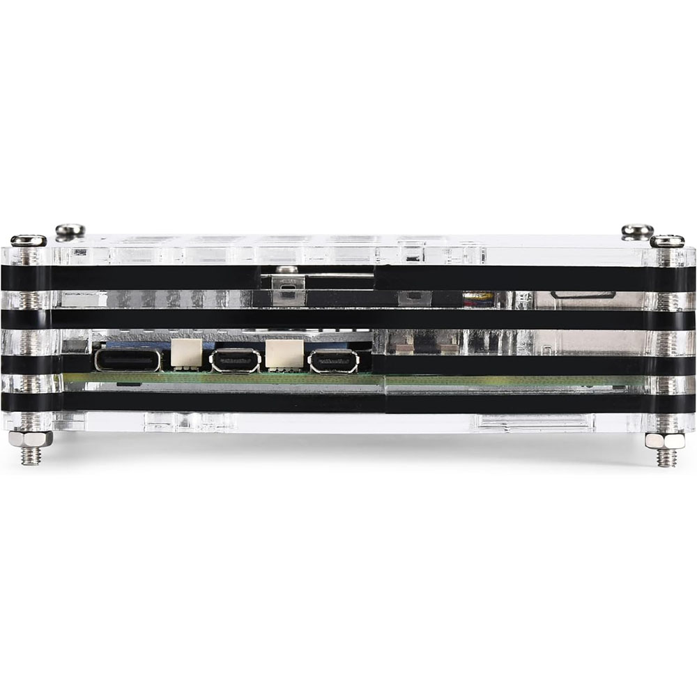 Acrylic Case with Active Coole - Raspberry Pi 5 8Gb Kit recension och pris